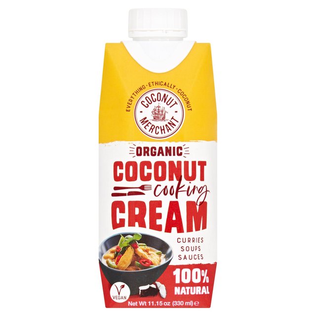 Coconut Merchant Organic Coconut Cream   330ml GOODS M&S   