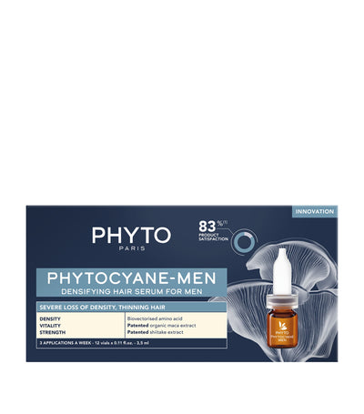 Harrods PHYTO Phytocyane-Men Densifying Hair Serum 12 x 5ml- Buy online at McGrocer