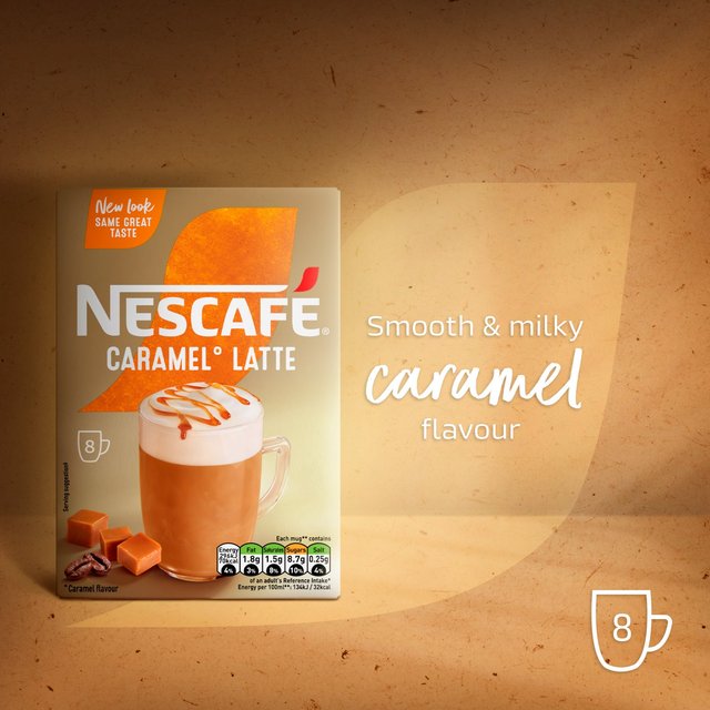 Nescafe Gold Caramel Latte    8 per pack