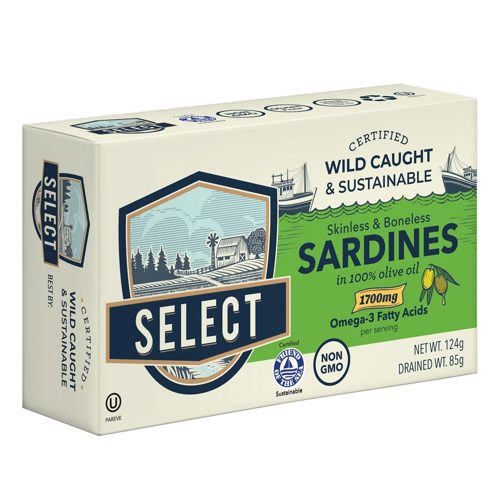 Select Sardines in Olive Oil, 6 x 125g