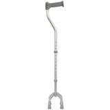 Drive Medical quad-foot walking stick adjustable height (British brand)