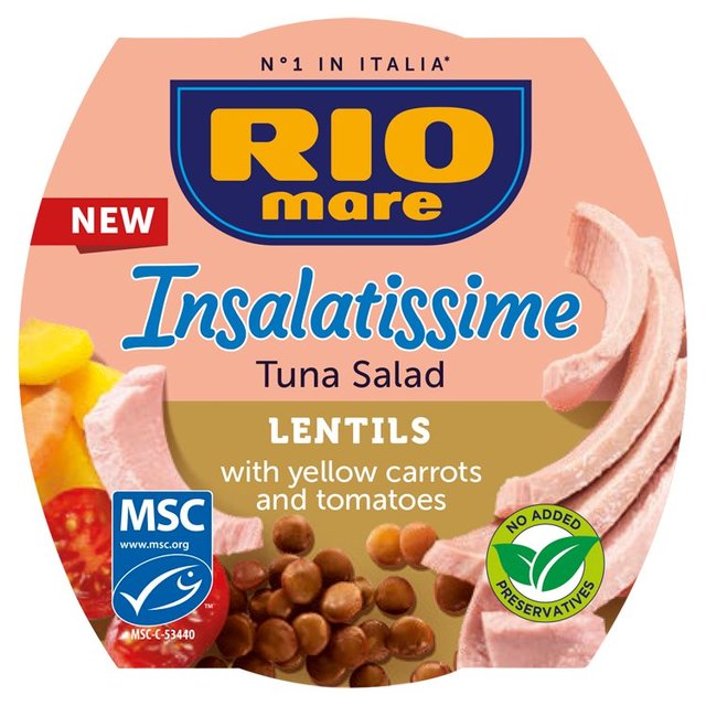 Rio Mare MSC Tuna & Lentil Salad   160g GOODS M&S   