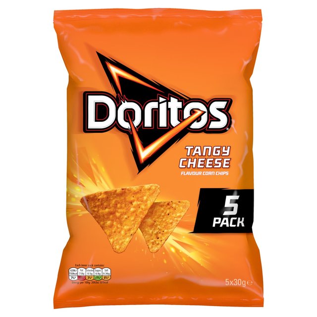 Doritos Tangy Cheese Tortilla Chips Multipack Crisps   5 per pack GOODS M&S   