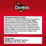 Doritos Chilli Heatwave Tortilla Chips Multipack Crisps   5 per pack GOODS M&S   