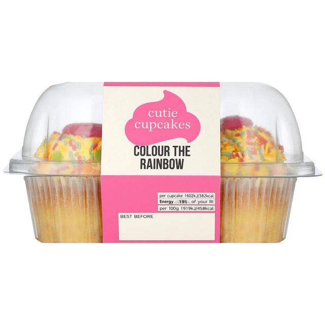 M&S Colour the Rainbow Cupcakes   167g