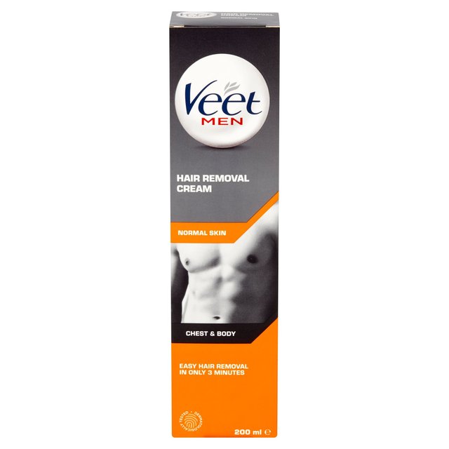 Veet Men Hair Removal Cream Chest & Body Normal Skin   200ml GOODS M&S   