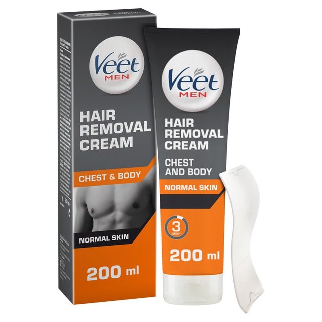 Veet Men Hair Removal Cream Chest & Body Normal Skin   200ml