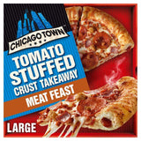 Chicago Town Takeaway Stuffed Crust Magnificent Meat Feast Large Pizza   640g GOODS M&S   