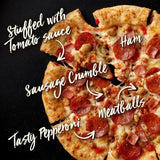 Chicago Town Takeaway Stuffed Crust Magnificent Meat Feast Large Pizza   640g GOODS M&S   