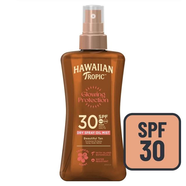 Hawaiian Tropic Protective SPF 30 Dry Oil Sunscreen Spray   200ml GOODS M&S   