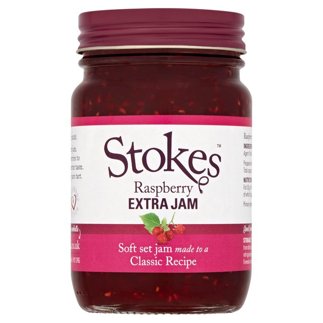 Stokes Raspberry Extra Jam   340g GOODS M&S   