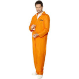 Smiffys Escaped Prisoner Costume orange boiler suit, imported from the UK