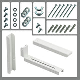 AVF universal microwave wall bracket in white finish - British product