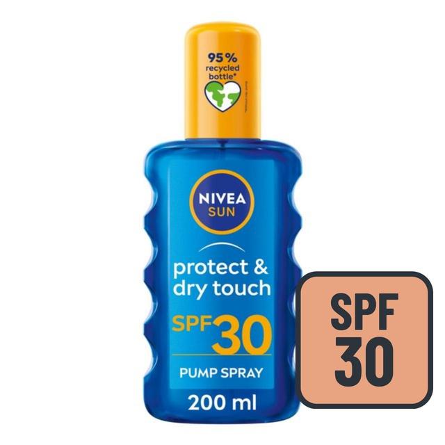 NIVEA SUN Protect & Dry Touch SPF 30 Sunscreen Spray   200ml