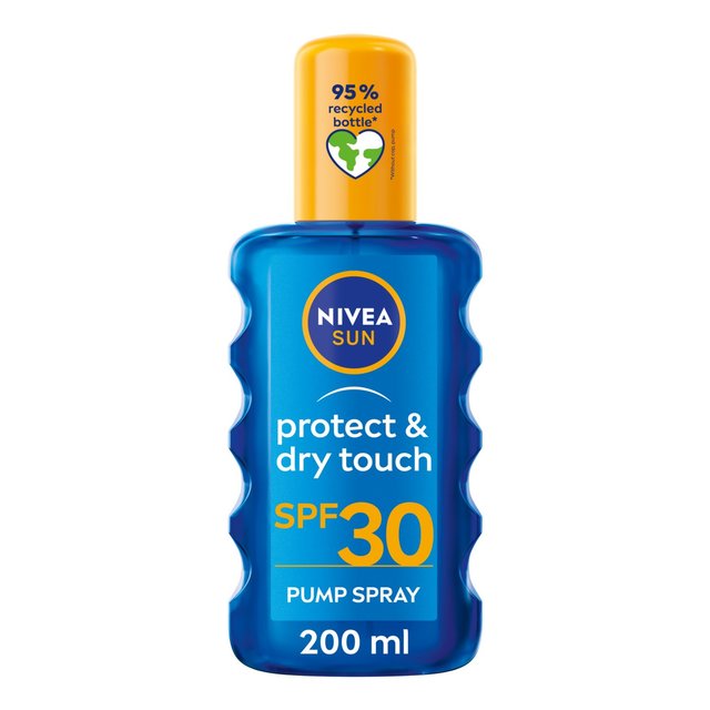 NIVEA SUN Protect & Dry Touch SPF 30 Sunscreen Spray   200ml