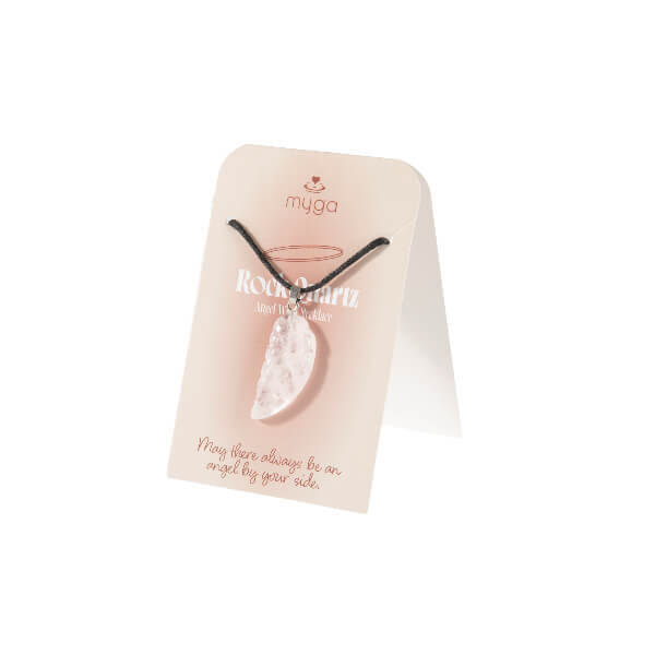 Myga Angel Wing Pendant Rock Quartz - British product