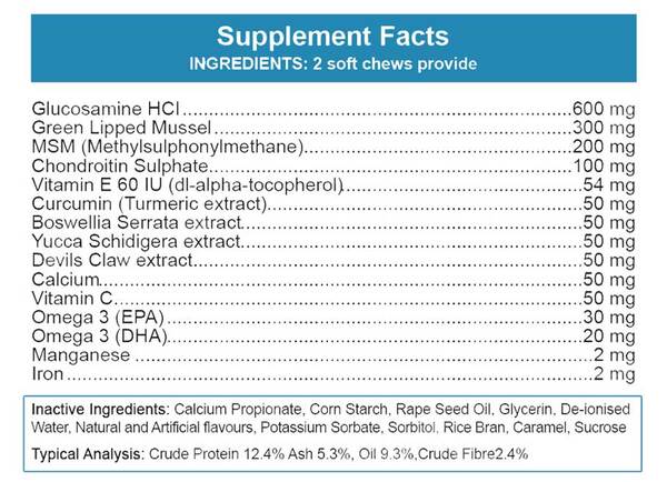 DR DOG Joint Supplement - Chondroitin - Glucosamine GOODS Superdrug   