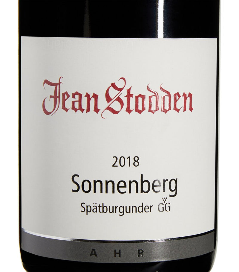 JEAN STODDEN Spatburgunder red wine 2018 75cl, UK version