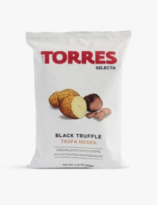Torres black truffle vegan crisps 125g - British product