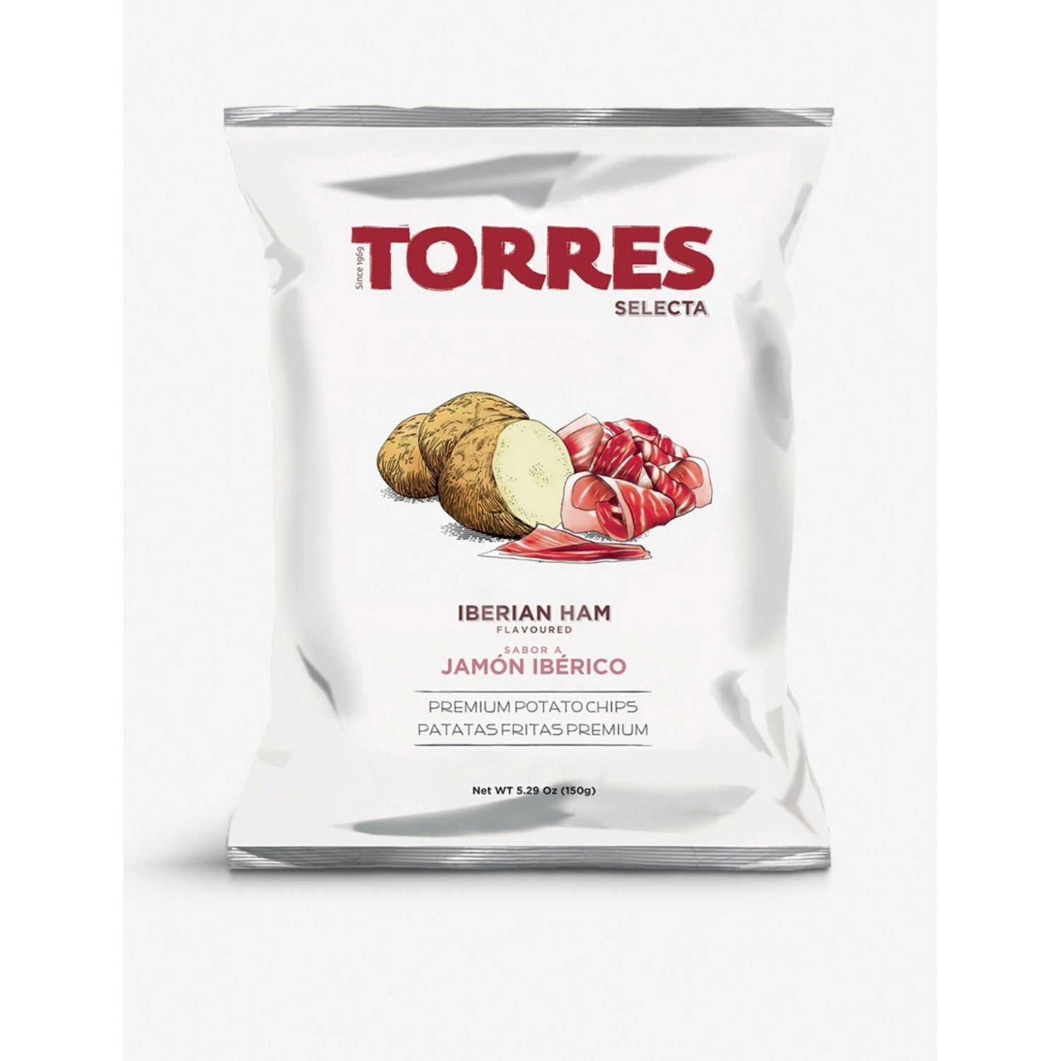 Torres Iberian ham flavoured crisps 150g (British brand)
