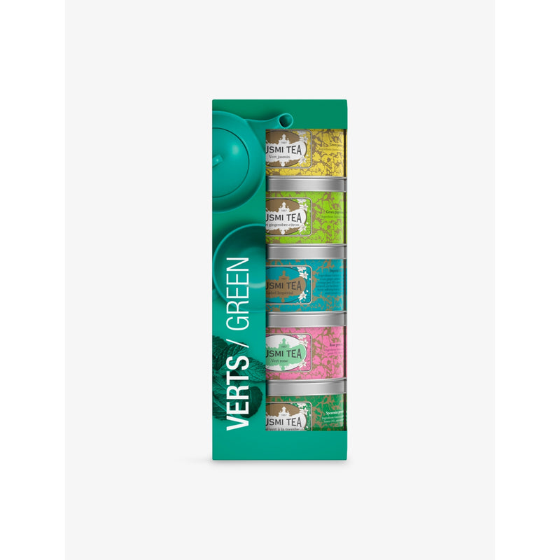 Kusmi Tea green tea sampler set 5 x 25g (British brand)