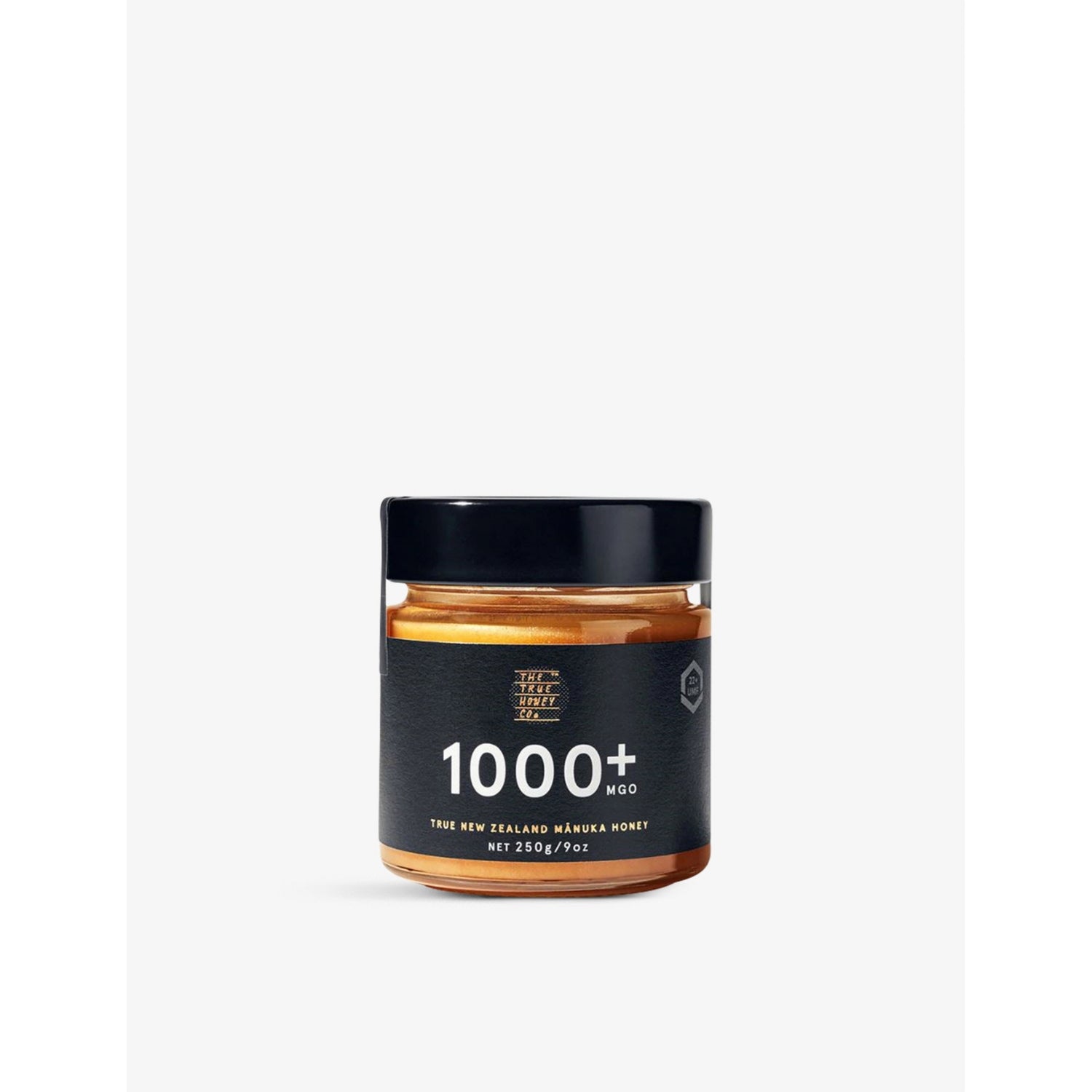 The True Honey Co manuka honey MGO1000+ 250g, imported from the UK