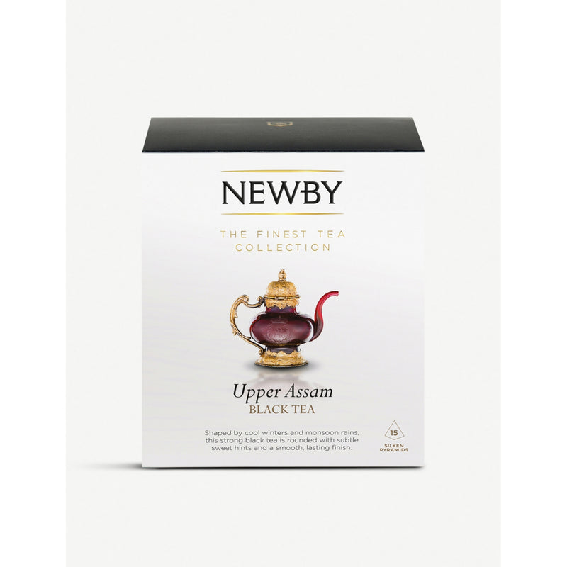Newby Teas Upper Assam pyramid tea bags box of 15 (British brand)