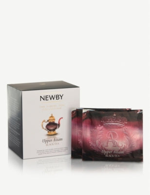 Newby Teas Upper Assam pyramid tea bags box of 15 (British brand)