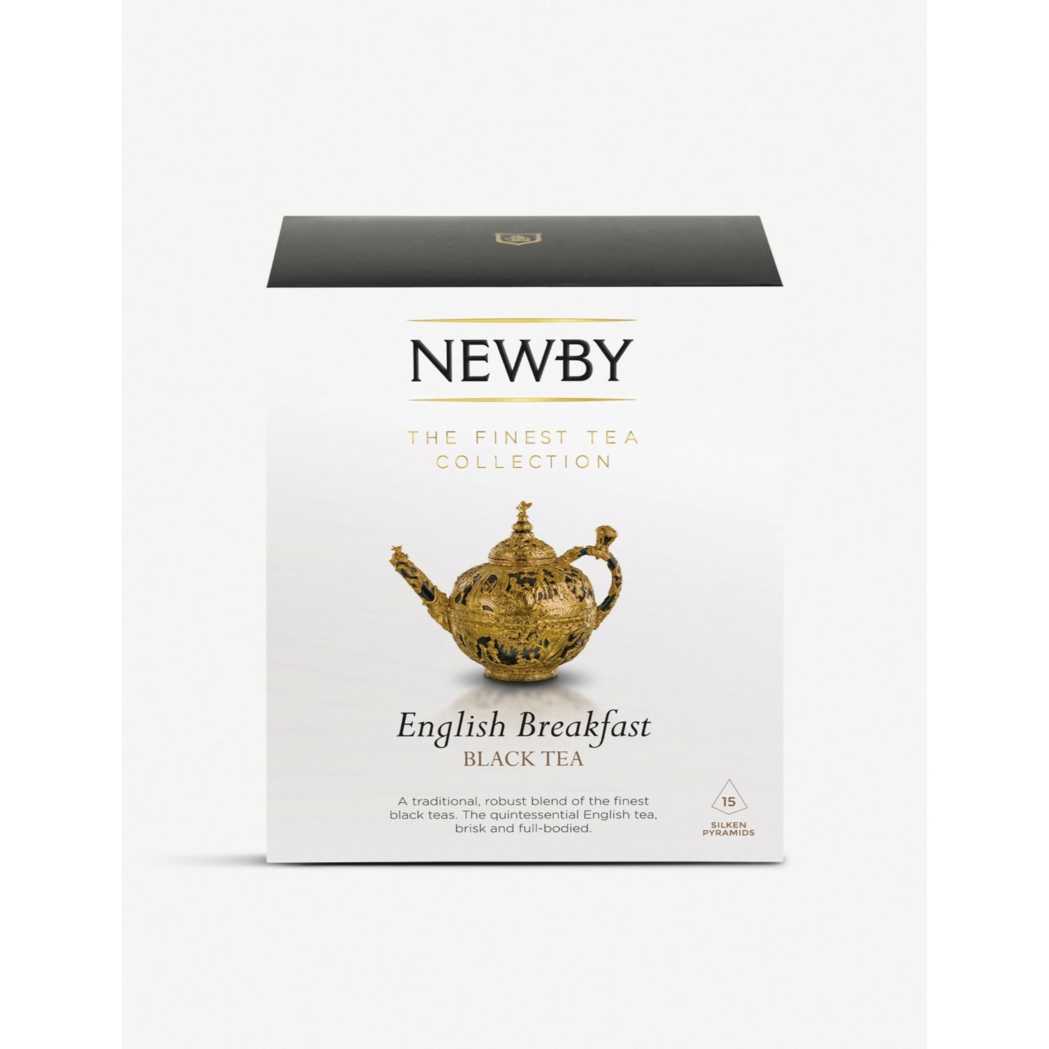 Newby Teas English Breakfast pyramid tea bags box of 15 - British product