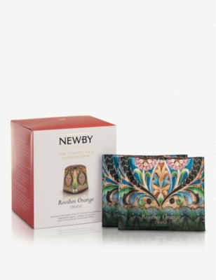 Newby Teas rooibos orange pyramid tea bags 37.5g box - British product