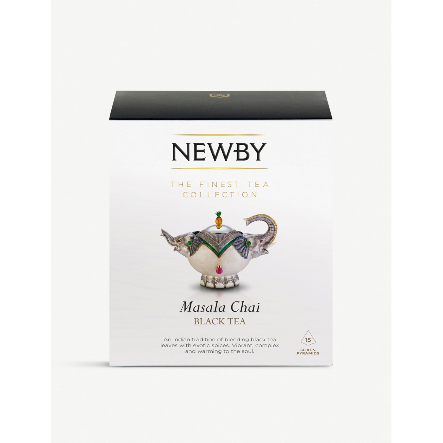 Newby Teas Masala Chai pyramid tea bags box of 15, UK version