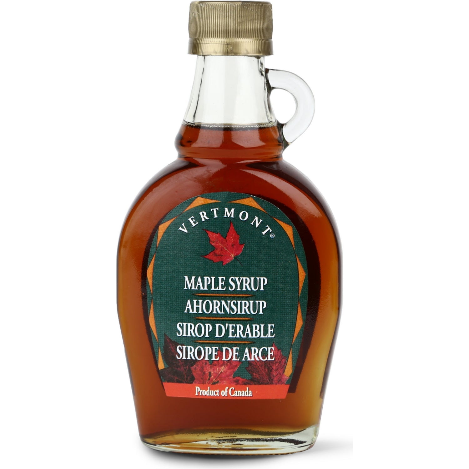 Vertmont maple syrup 187ml, UK version