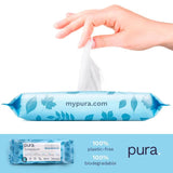 Pura Flushable Eco Baby Wipes Multipack   10 x 70 per pack GOODS M&S   