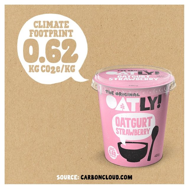 Oatly Oatgurt Strawberry   400g GOODS M&S   