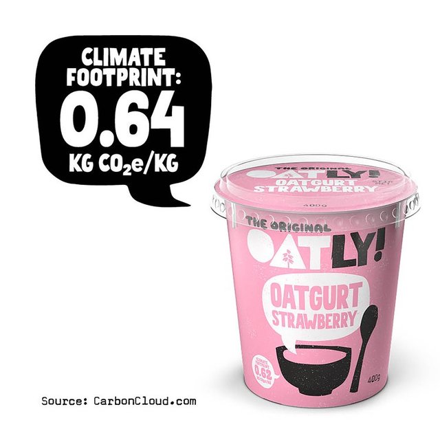 Oatly Oatgurt Strawberry   400g