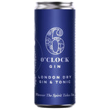 6 O'clock Gin London Dry Gin & Tonic   250ml GOODS M&S   