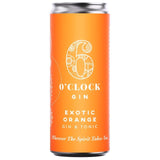 6 O'clock Gin Exotic Orange Gin & Tonic   250ml GOODS M&S   