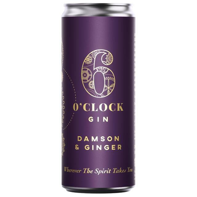 6 O'clock Gin Damson & Ginger   250ml GOODS M&S   