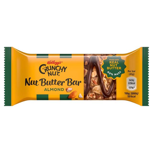 Kellogg's Crunchy Nut Nut Butter Bars Almond   12 x 45g