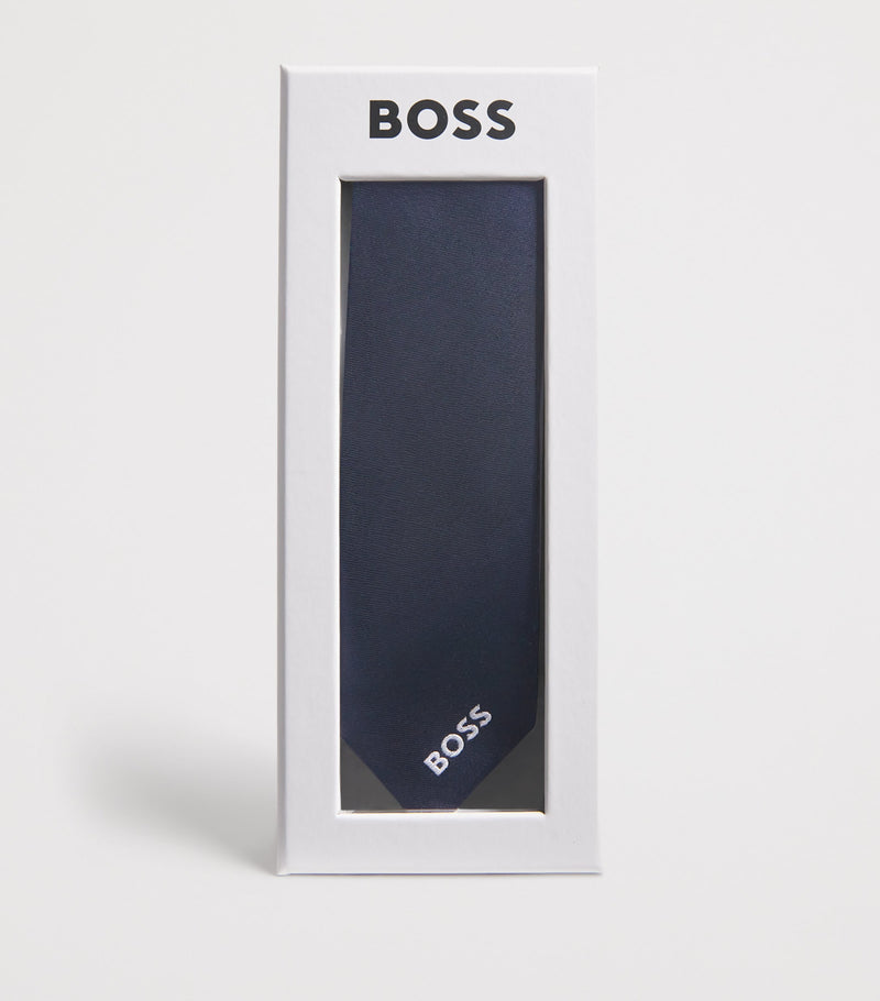 BOSS Kidswear Logo clip-on tie - British product