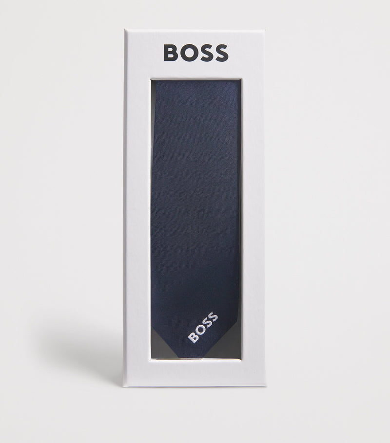 BOSS Kidswear Logo clip-on tie - British product