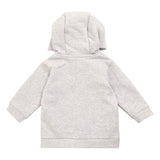 M&S Unisex Cotton Zip Hoodie 0-3 Months Grey Marl GOODS M&S   