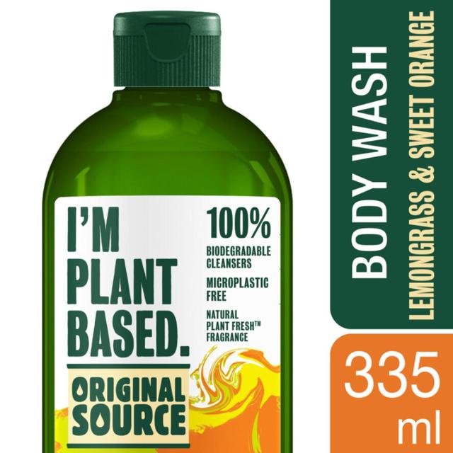 Original Source I'm Plant Based Lemongrass and Sweet Orange Shower Gel   335ml