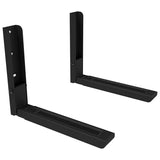 AVF microwave wall bracket in black, UK version