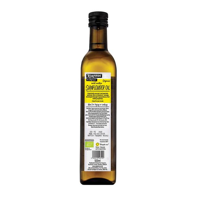 Organico Organic Sunflower Oil   500ml GOODS M&S   