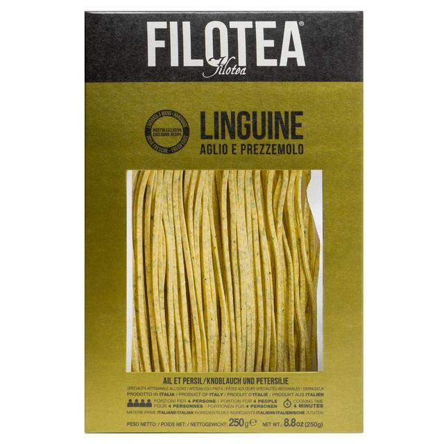 Filotea Garlic & Parsley Linguine Egg Pasta   250g