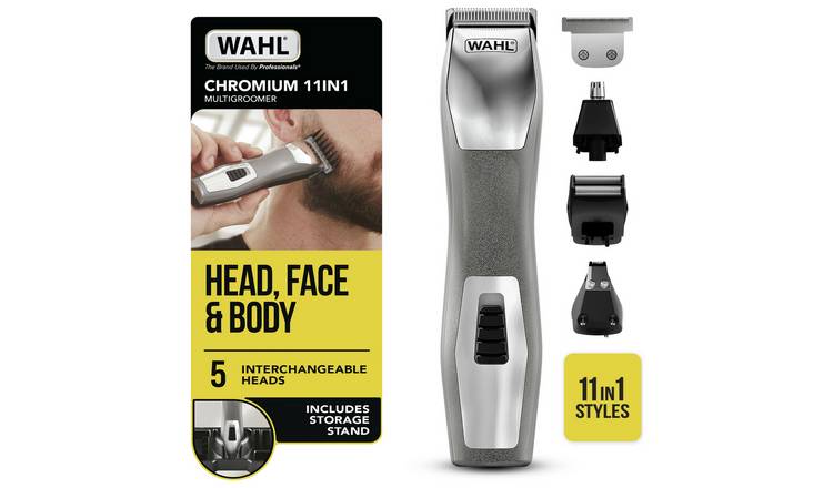 Wahl Chromium Beard Trimmer and Grooming Kit 9855-2417X