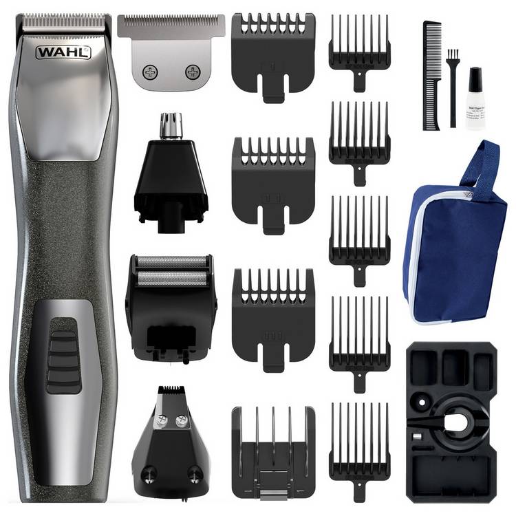 Wahl Chromium beard trimmer grooming kit, UK version