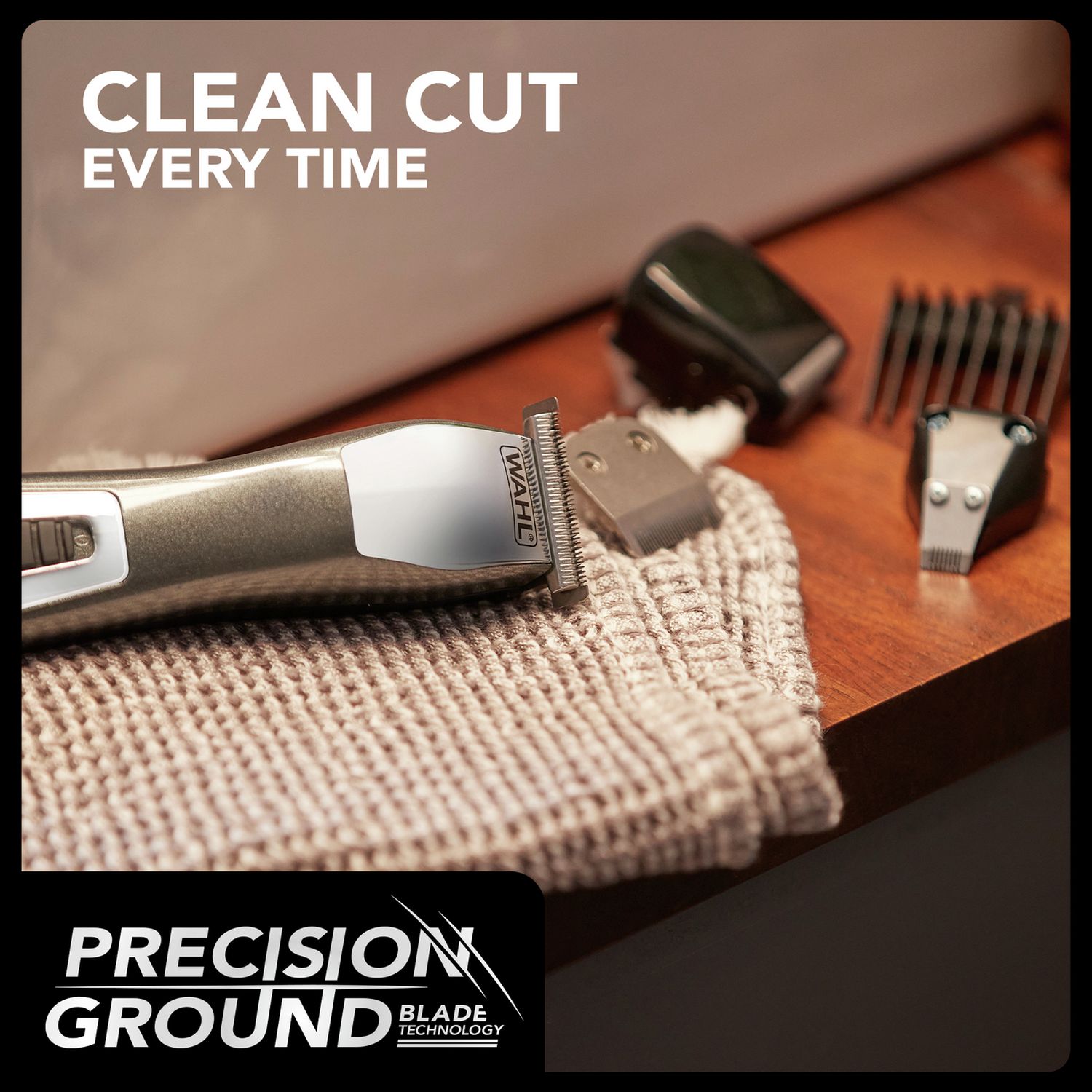 Wahl Chromium beard trimmer grooming kit, UK version