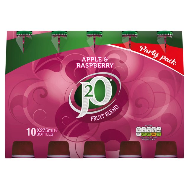 J2O Apple & Raspberry   10 x 275ml GOODS M&S   